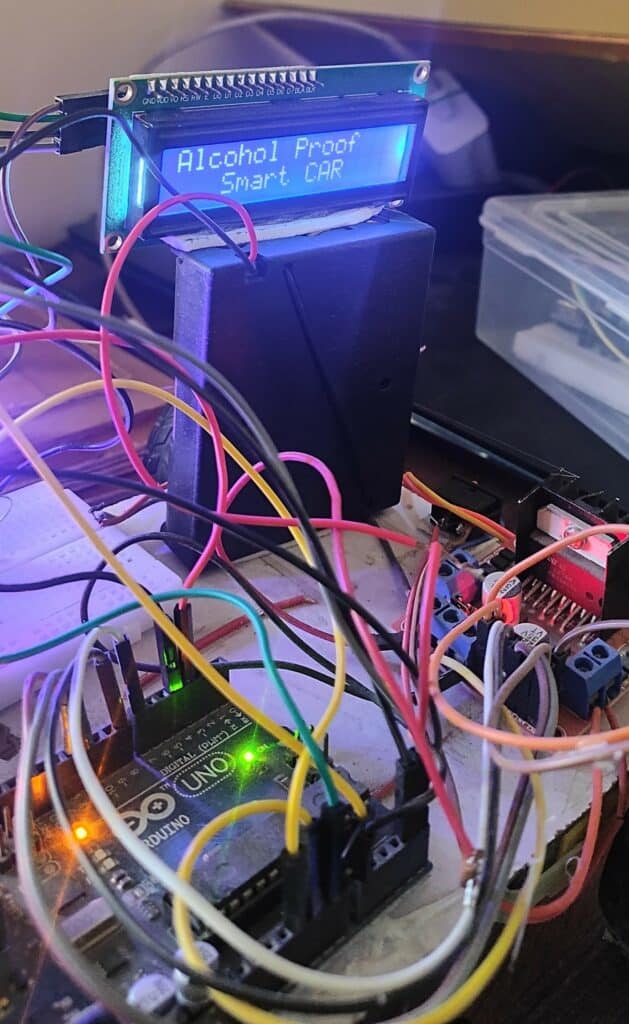Arduino-Based Drunk Driving Prevention System